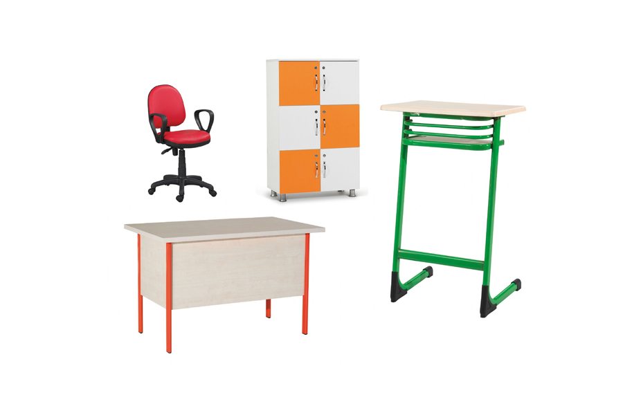 Öğretmen Masa, Kürsü, Koltuk