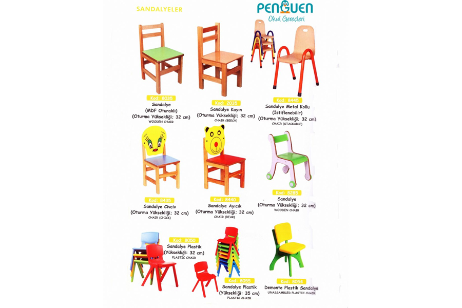 ANAOKULU SANDALYELERİ
